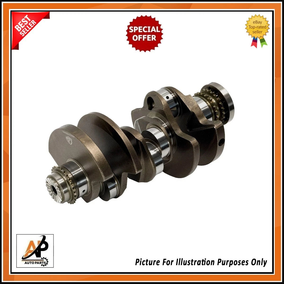 Crankshaft with Engine Rebuild Kit for Audi Q5 Q7 A7 A8 3.0D (2013–2019)