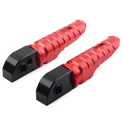 Red Aluminum Rear Footrests for Street Scrambler 900 T100 T120 (2016-2023)