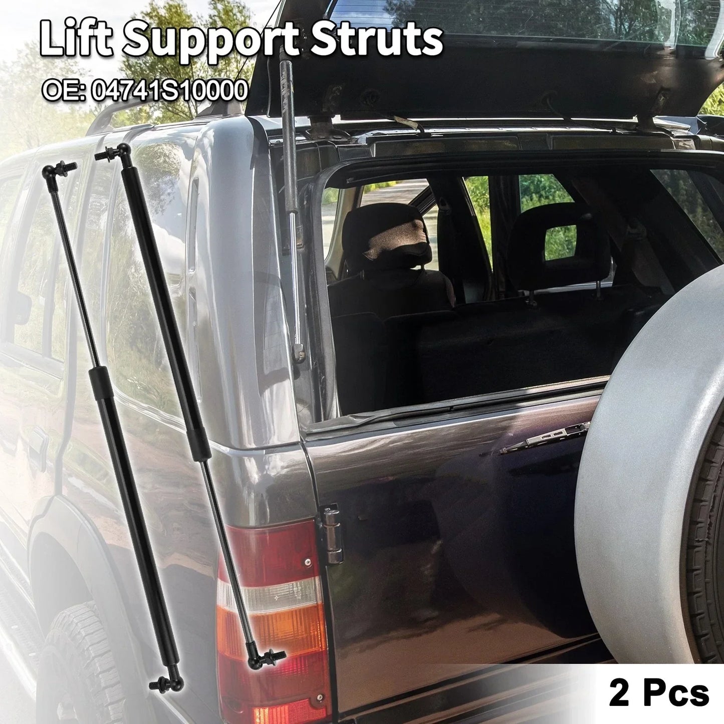 Rear Window Lift Supports 2 x Gas Springs for Honda CR-V (2017-2023)