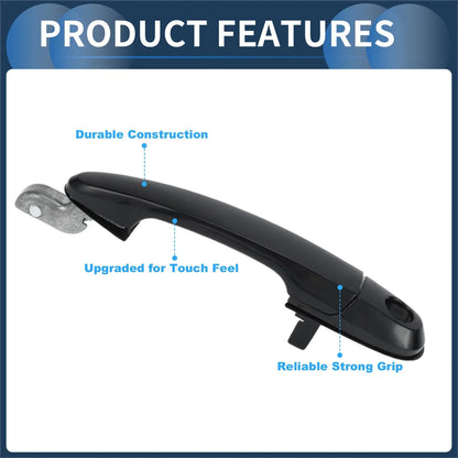 Front Left Exterior Door Handle for Hyundai Tucson (2005-2009) - 1 Pcs
