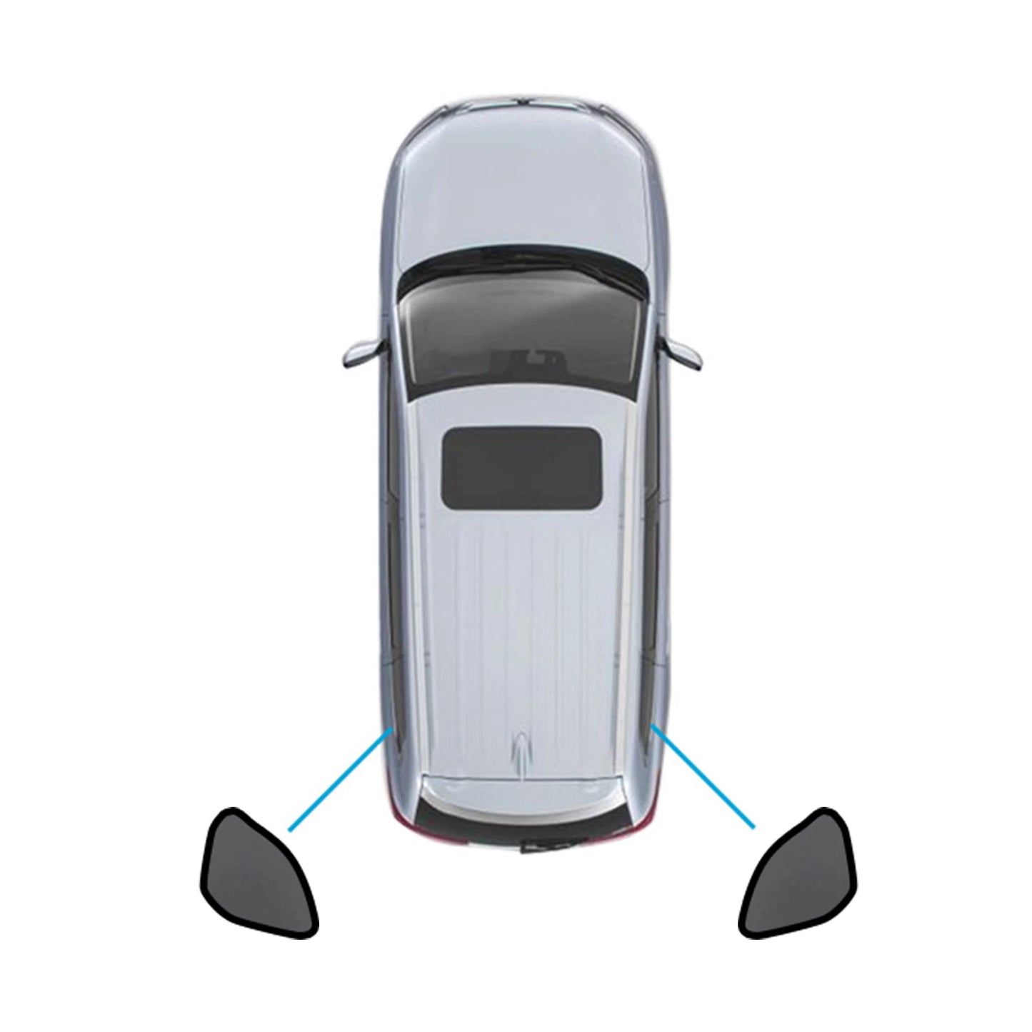 Magnetic Mesh Sun Blind Shades for Nissan Qashqai J11 (2014-2023)