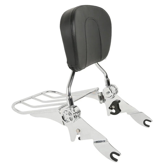 Backrest Sissy Bar Luggage Rack for Harley Touring Electra Glide (2009-2025)