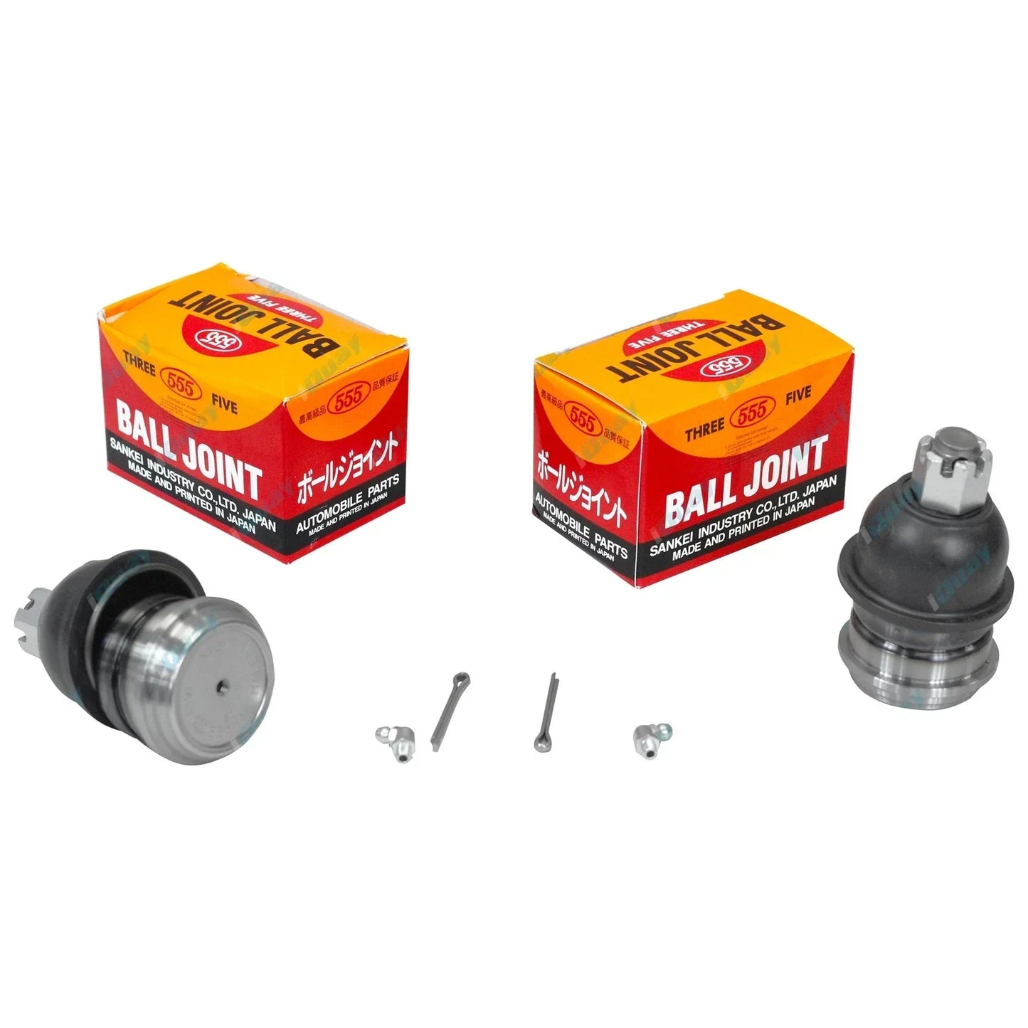 2 x Lower Ball Joints for Navara D21 D22 Urvan E24 1985~2005 RWD Japan Made 555