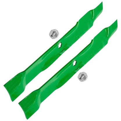 Deck Blade and Nut Replacement for John Deere X300 X304 X310 X320 (2013–2018)