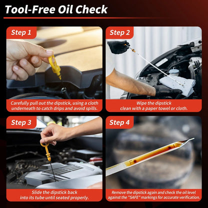 Engine Oil Dipstick for Mercedes-Benz CLA250 GLA250 (2014-2023)