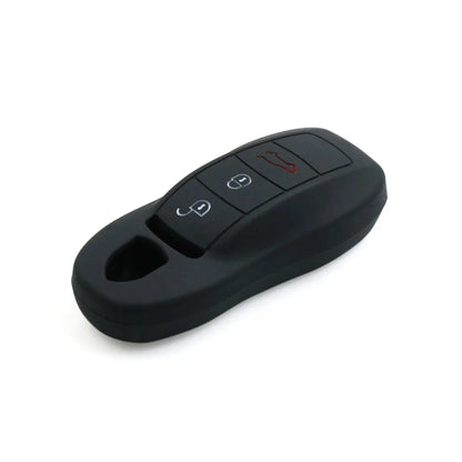 Silicone Key Fob Case Cover for Porsche Macan Cayenne (2014-2023)
