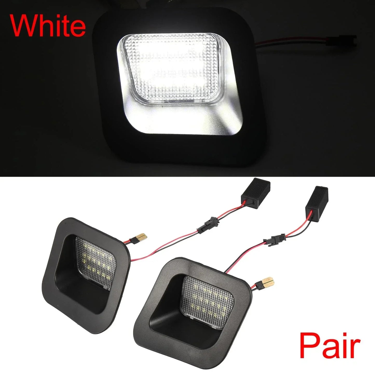 LED License Plate Light Lamp Assembly for Dodge Ram 1500 2500 3500 (2002-2023)
