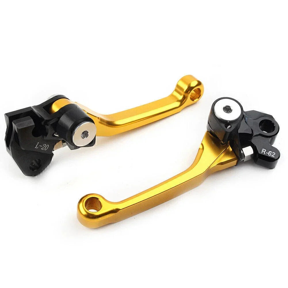 GOLD Brake Clutch Levers Handle for Suzuki RMZ450 (2005-2022)