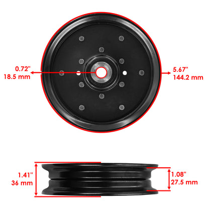 Deck Pulley Replacement for Hustler Raptor SD Raptor SDX (2014–2018)