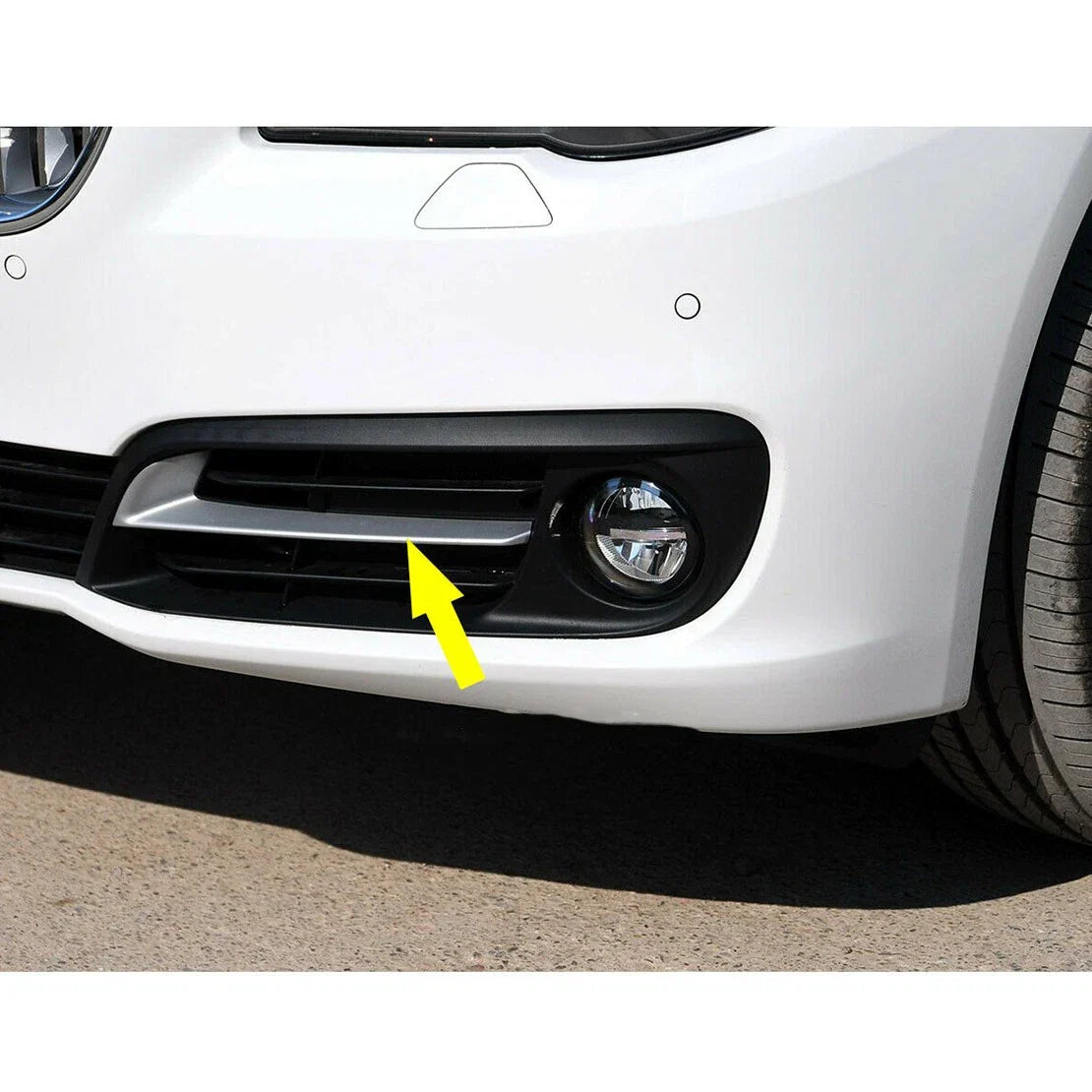Front Bumper Grille Strip Trim for BMW 5 Series F10 F18 (2014-2016)