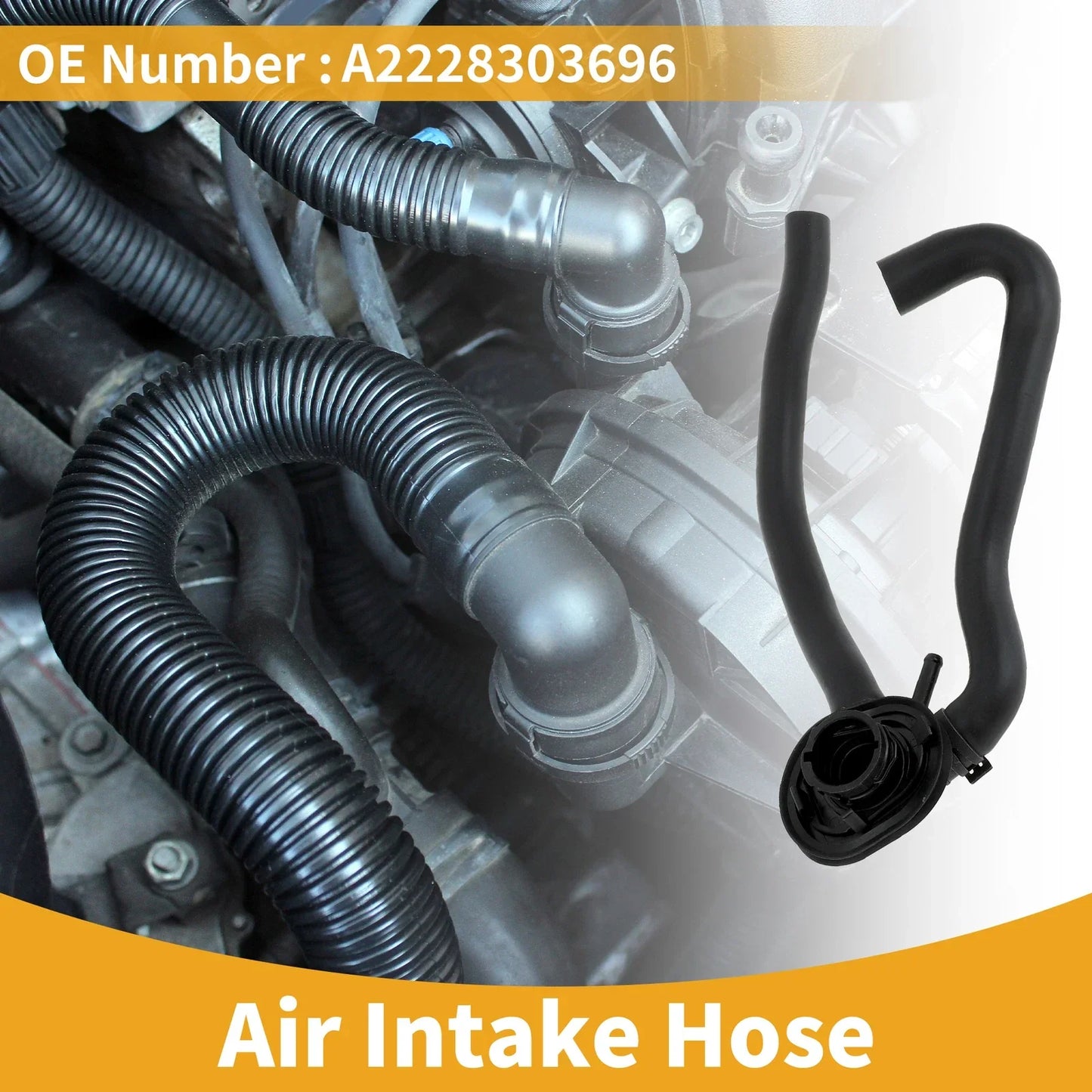 Engine Air Intake Hose for Mercedes-Benz W222 S-Class V6 V8 (2014-2019)