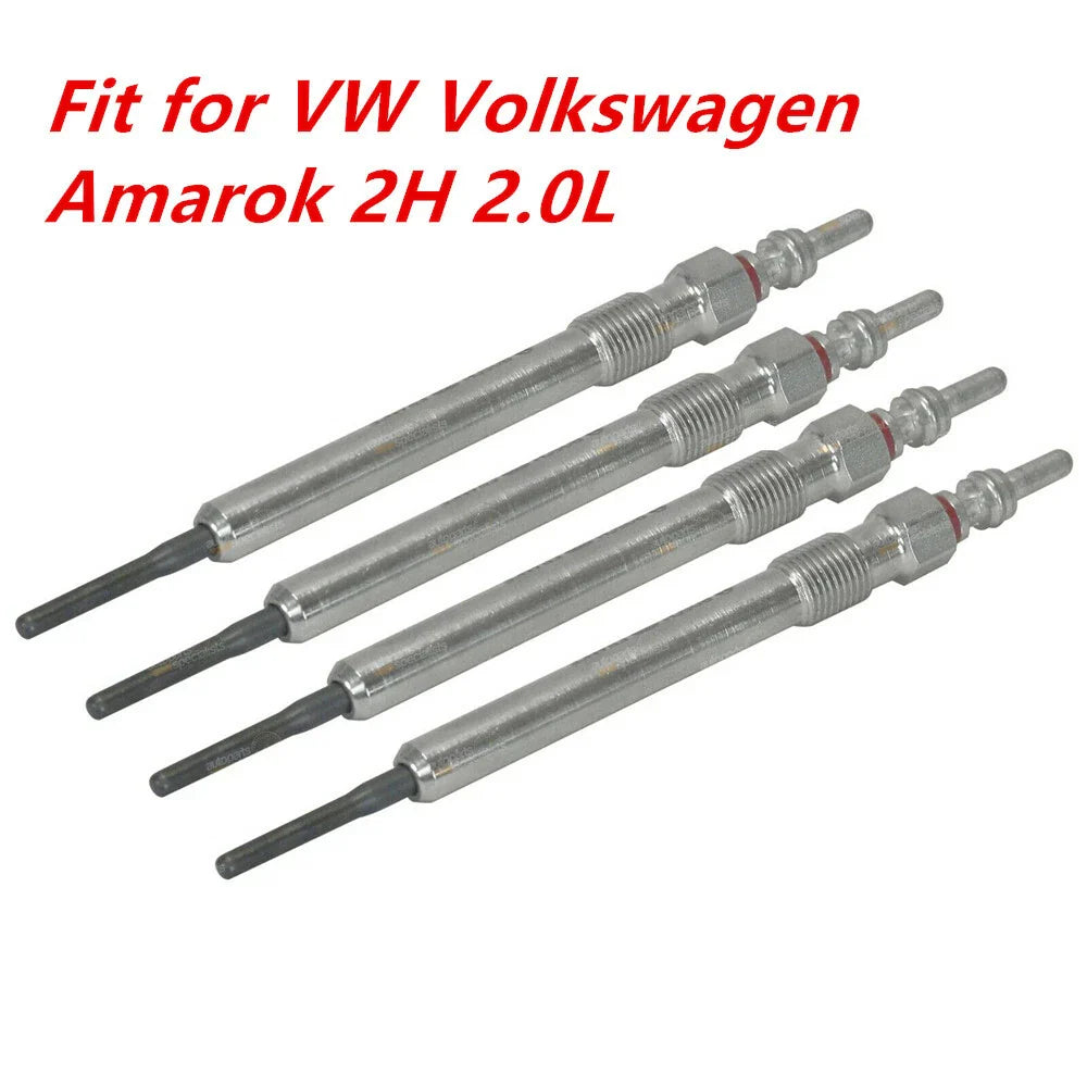 Set of 4 Glow Plugs for VW Amarok 2.0L Diesel (2011-2017)