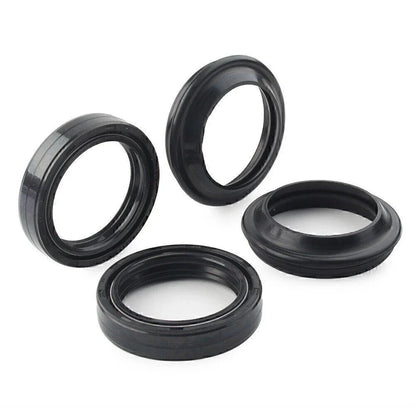 4 x Black Oil Seals Dust Seals for Front Fork Damper Shock Absorber (50-63)