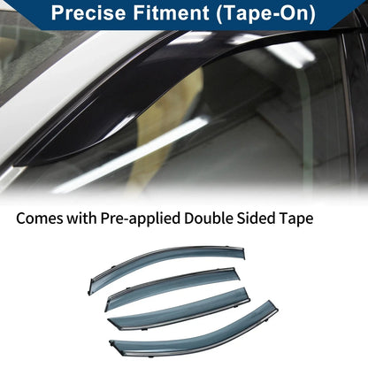 Car Window Deflectors for Honda Civic Hatchback 2016-2021 Side Vent Visors