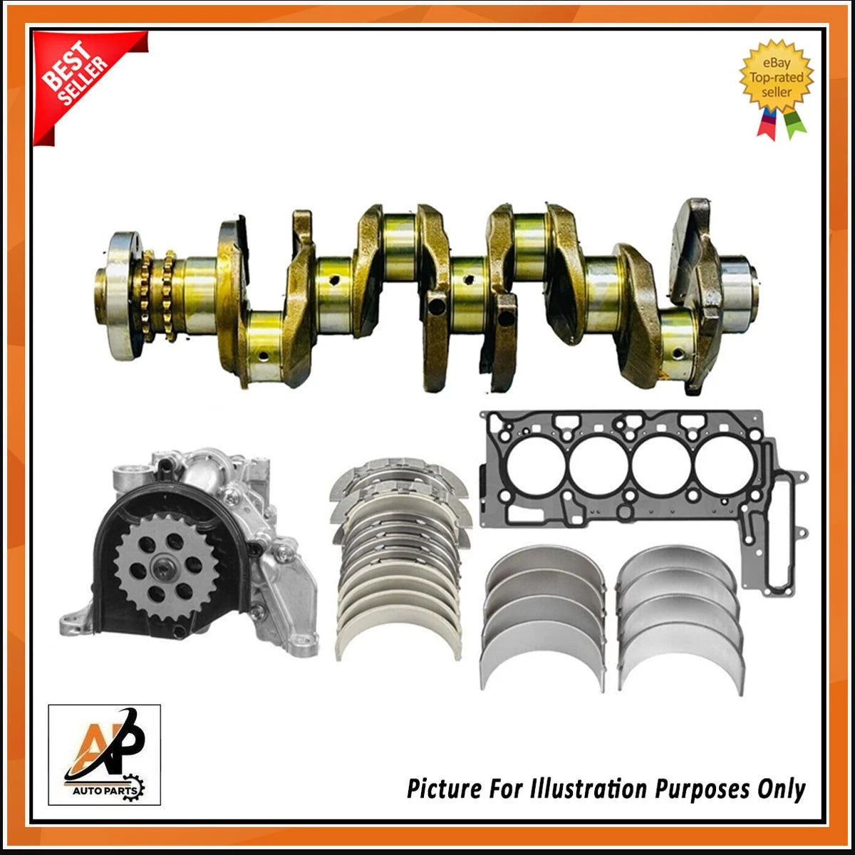 Crankshaft Without Gear Replacement for MINI Cooper R55 R56 R57 (2007–2015)
