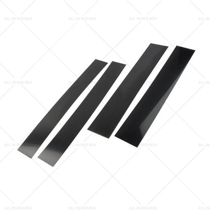 4 x Black Pillar Post Cover Trims for Cadillac Escalade (2007-2014)