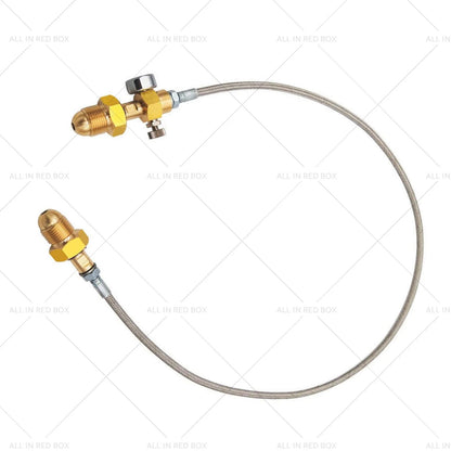 Refill Station Transfer Adaptor Hose for BS 341 No. 3 Argon Cylinder