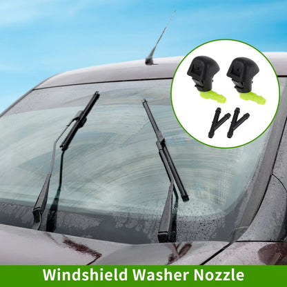 Windshield Washer Nozzle & 2 x Hose Connectors for Honda (2011-2017)