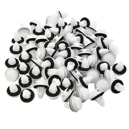 100PCS Car Body Bumper Fender Plastic Push Pin Screw Rivet Door Panel Fasteners