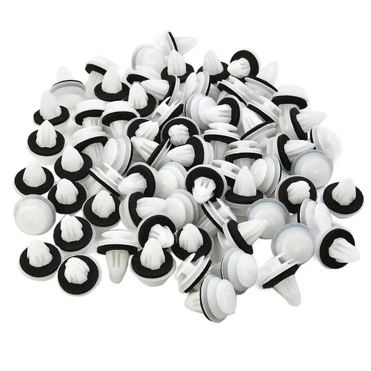 100PCS Car Body Bumper Fender Plastic Push Pin Screw Rivet Door Panel Fasteners