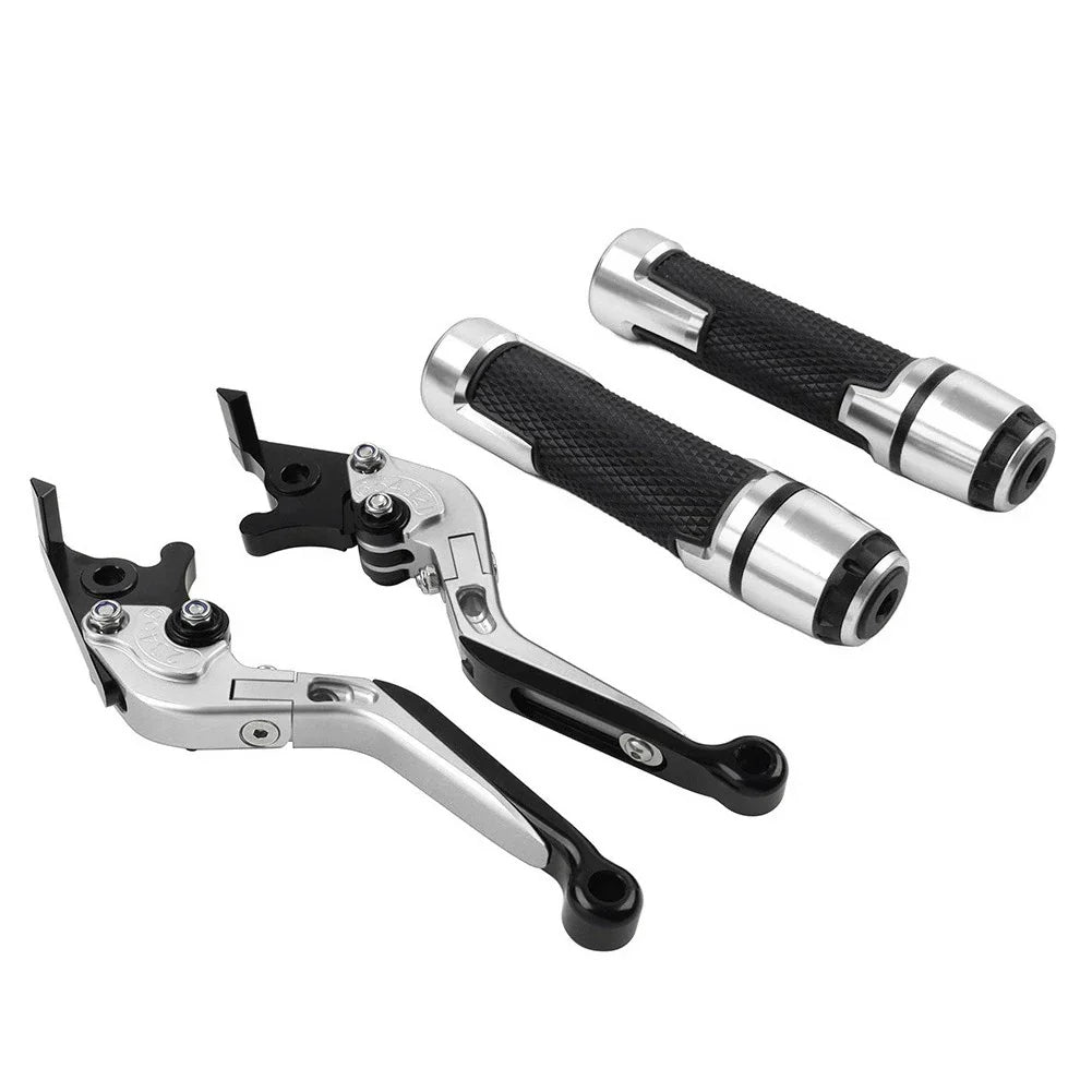 Folding Extendable Brake Clutch Levers & Handlebar Grips for BMW C650GT C600
