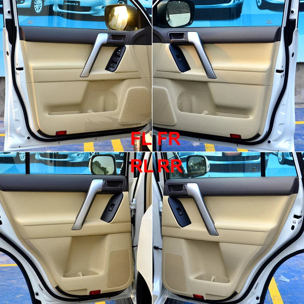 4 Pcs Interior Door Handle Trim for Toyota Land Cruiser Prado (2010-2018)