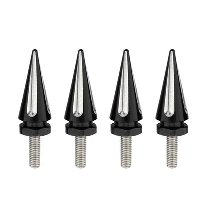 4 x Black Spike Windscreen Screw Bolts for Harley Touring Road Glide (1998-2025)