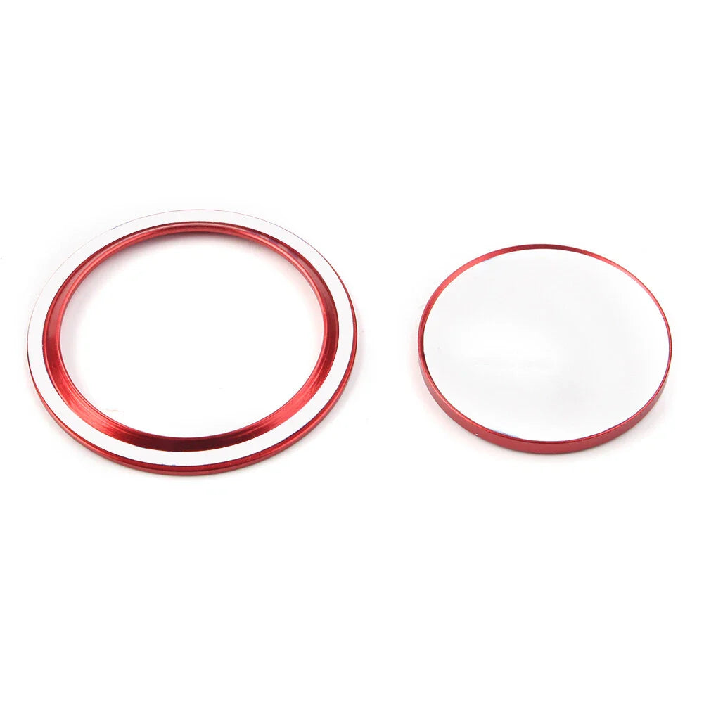 Red Engine Start Button Decorative Ring Cover for Audi A4L A5 A6L A7 A8