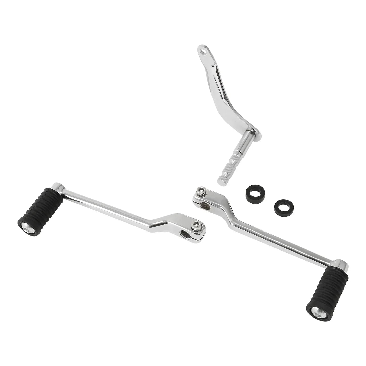 Chrome Heel Toe Shift Lever Pedal Shifter Rod for Harley Softail (2007-2017)