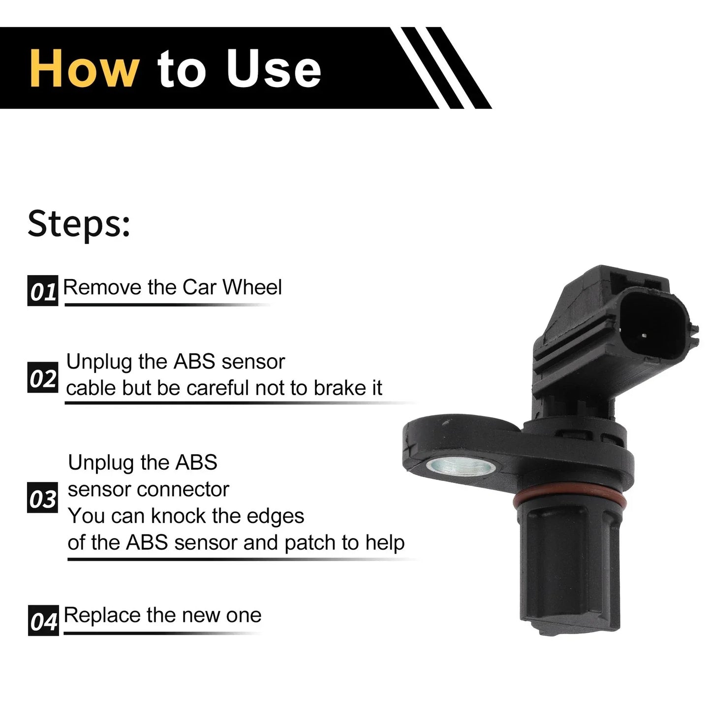 ABS Wheel Speed Sensor for Dodge Ram 2500 3500 (2003-2010)