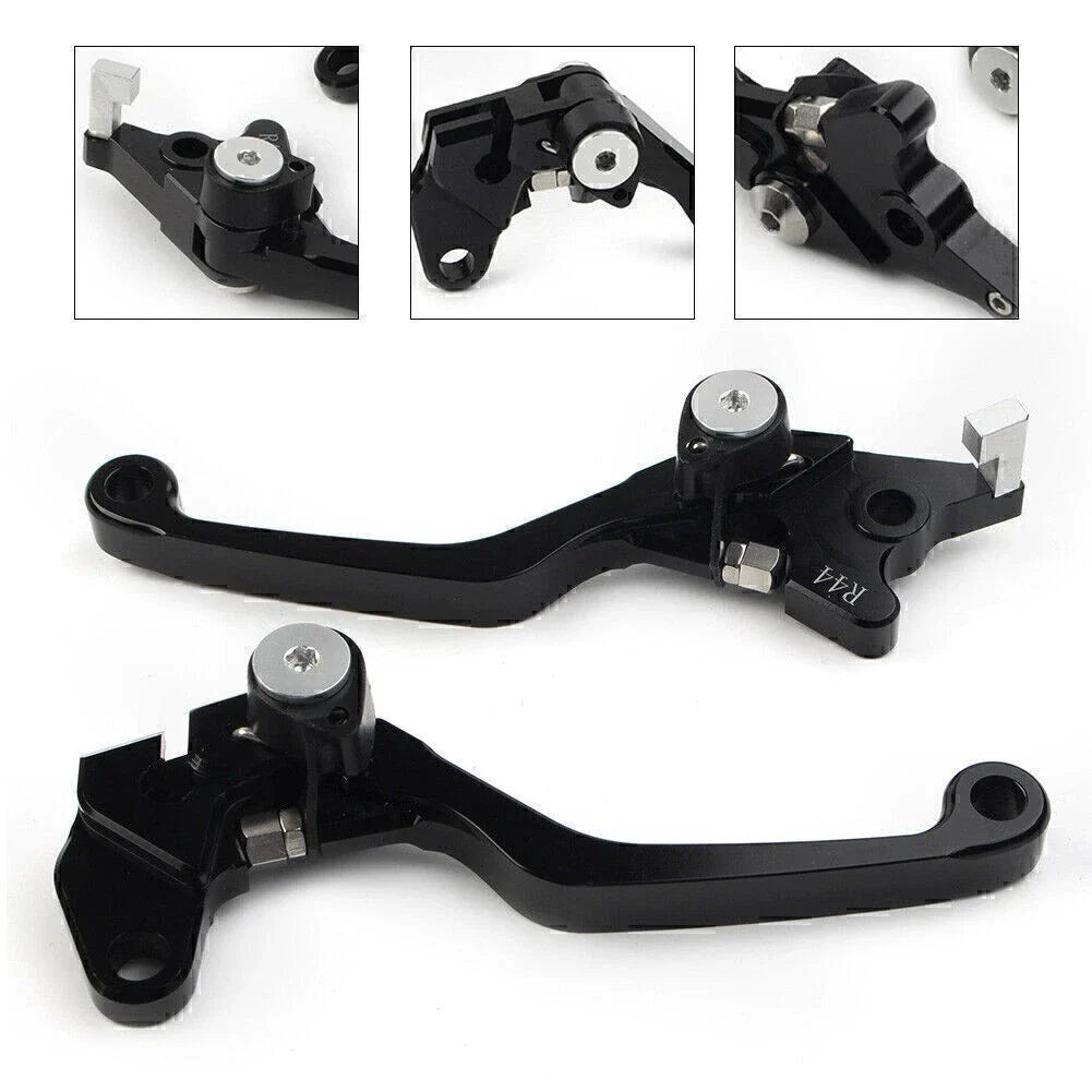 Dirt Clutch Brake Levers for Kawasaki KLX250 D-TRACKER (1993-1997) BLACK
