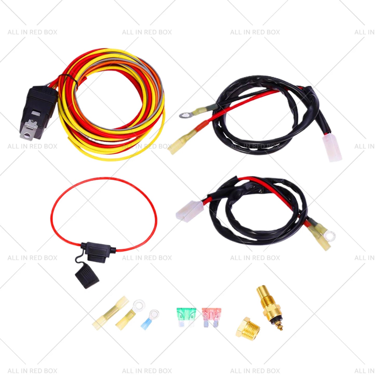 Electric Fan Relay Kit 40A for Dual Fans - Cooling System Upgrade (N/A)