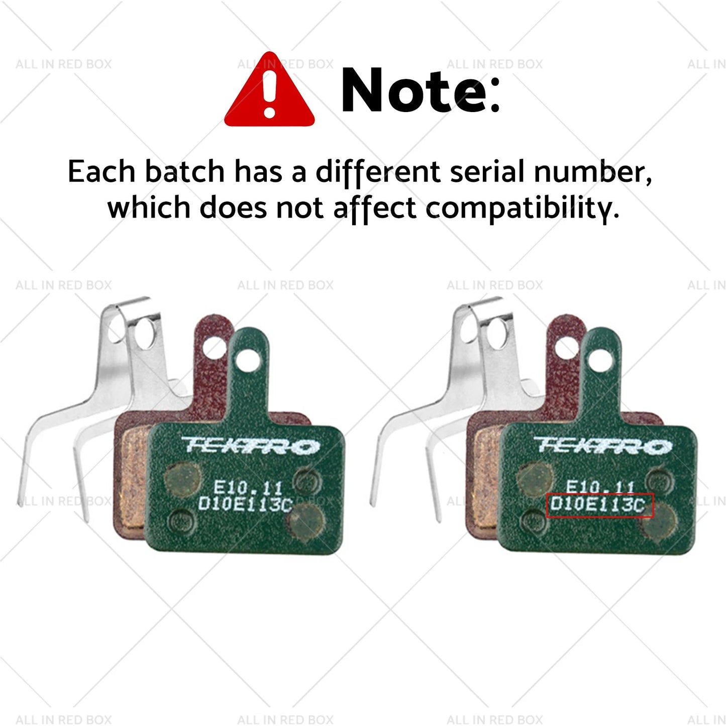 Tektro E10.11 Metal Ceramic Brake Pads & Return Spring for Tektro