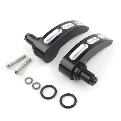 CNC Cut Saddlebag Lid Lifter Latch Levers for Harley Road Glide (2014-2017)
