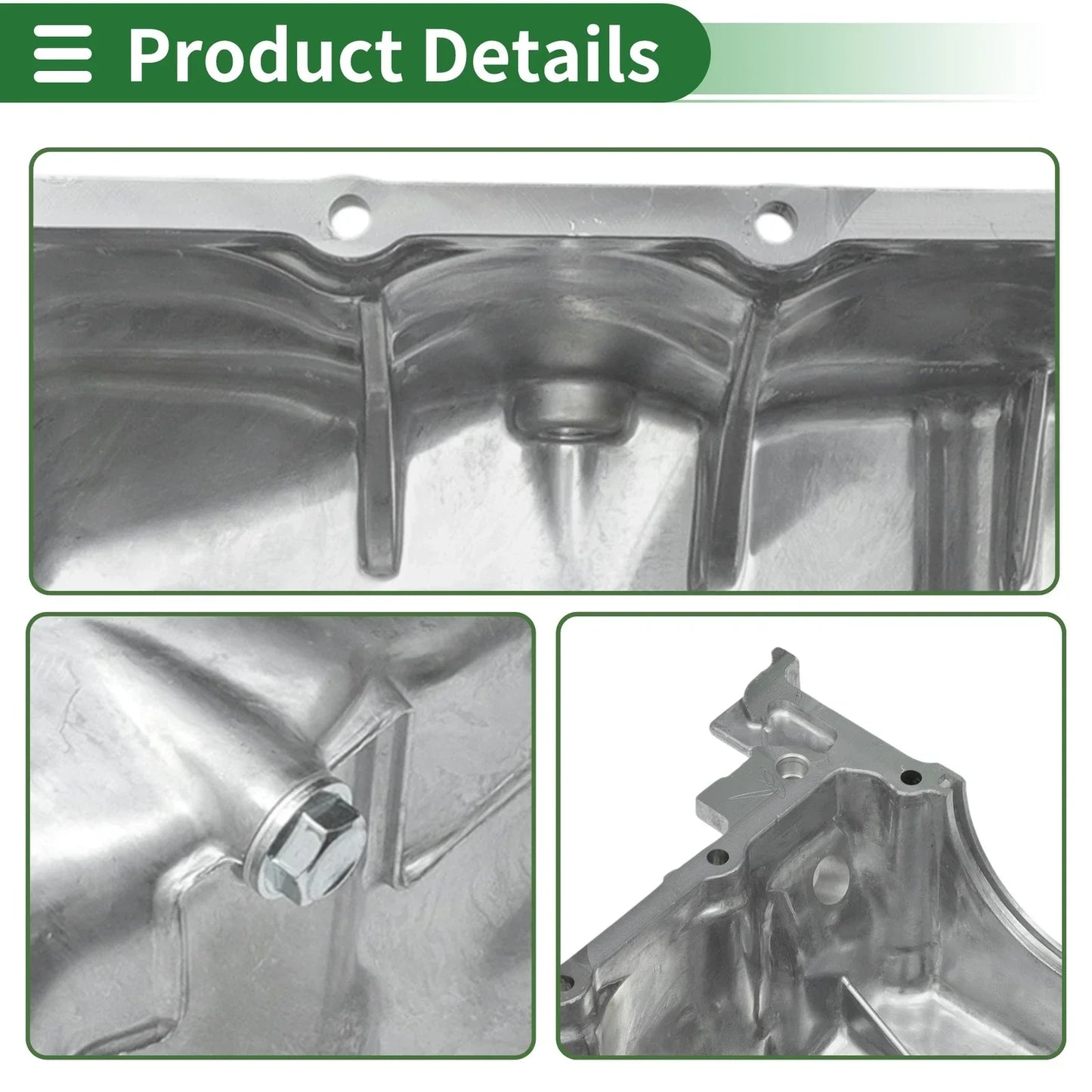 Engine Oil Pan for Honda Fit Base (2009-2013) - 1 x Aluminum Cover