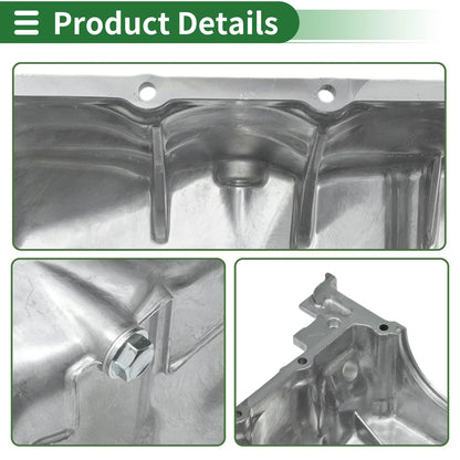 Engine Oil Pan for Honda Fit Base (2009-2013) - 1 x Aluminum Cover
