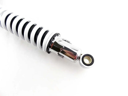 400mm White/Chrome Rear Shock Absorbers for Honda XL185