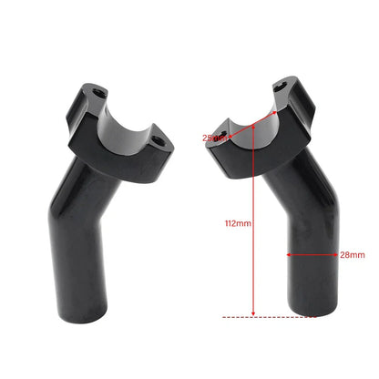 4.5" Pullback Handlebar Riser Top Clamp for Harley Softail Sportster