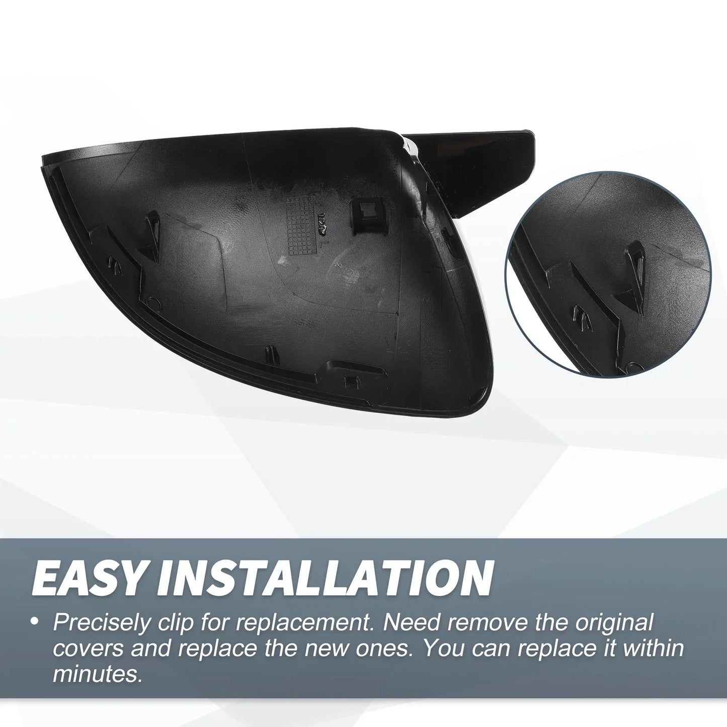 Rearview Mirror Cover Cap Gloss Black for Mercedes-Benz C-Class W206 (2022)