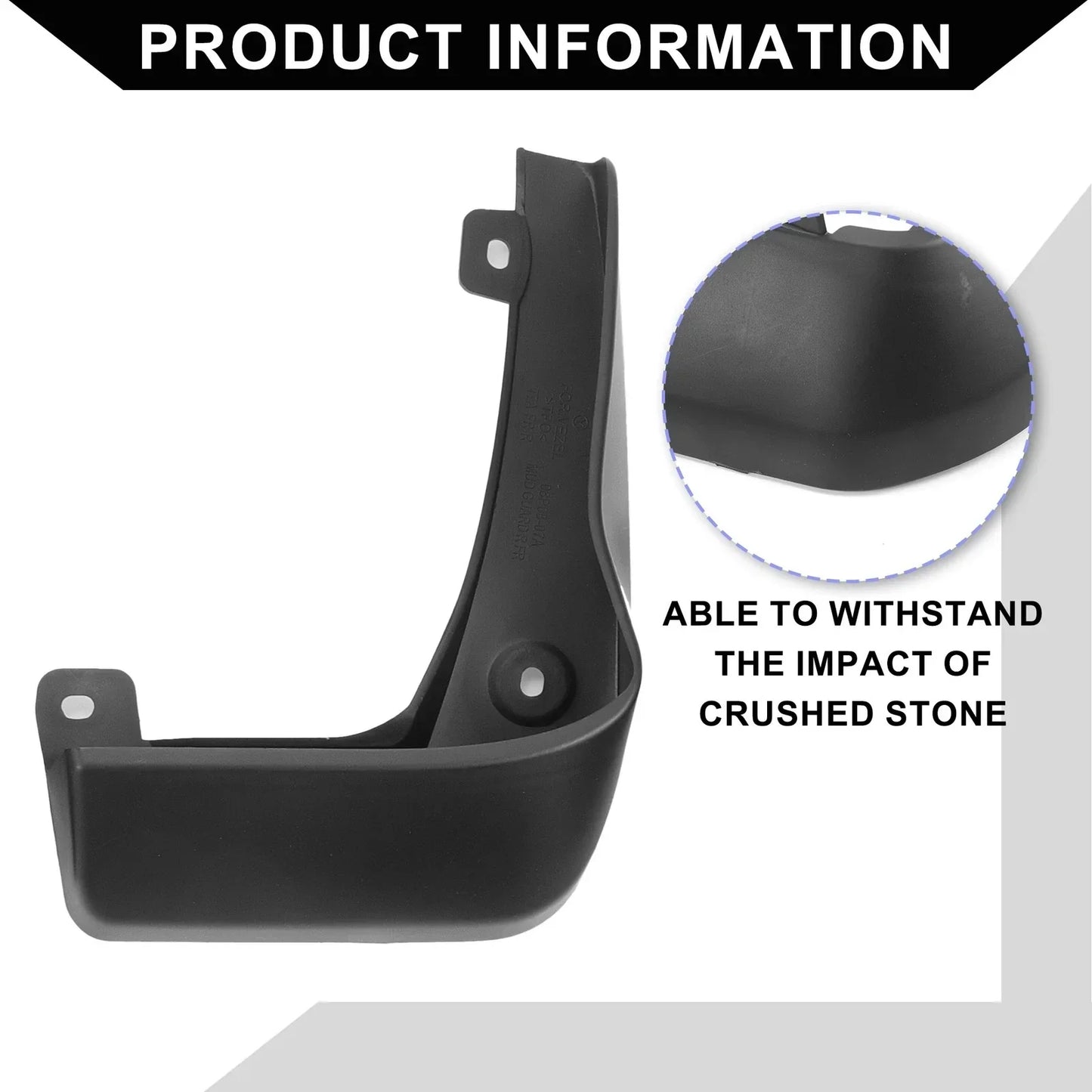 Front & Rear Mud Flap Splash Guards for Honda HR-V (2016-2021)