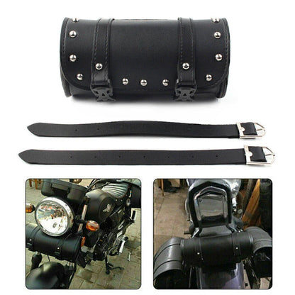 Saddlebag Fork Roll Barrel Bag for Touring Motorcycle