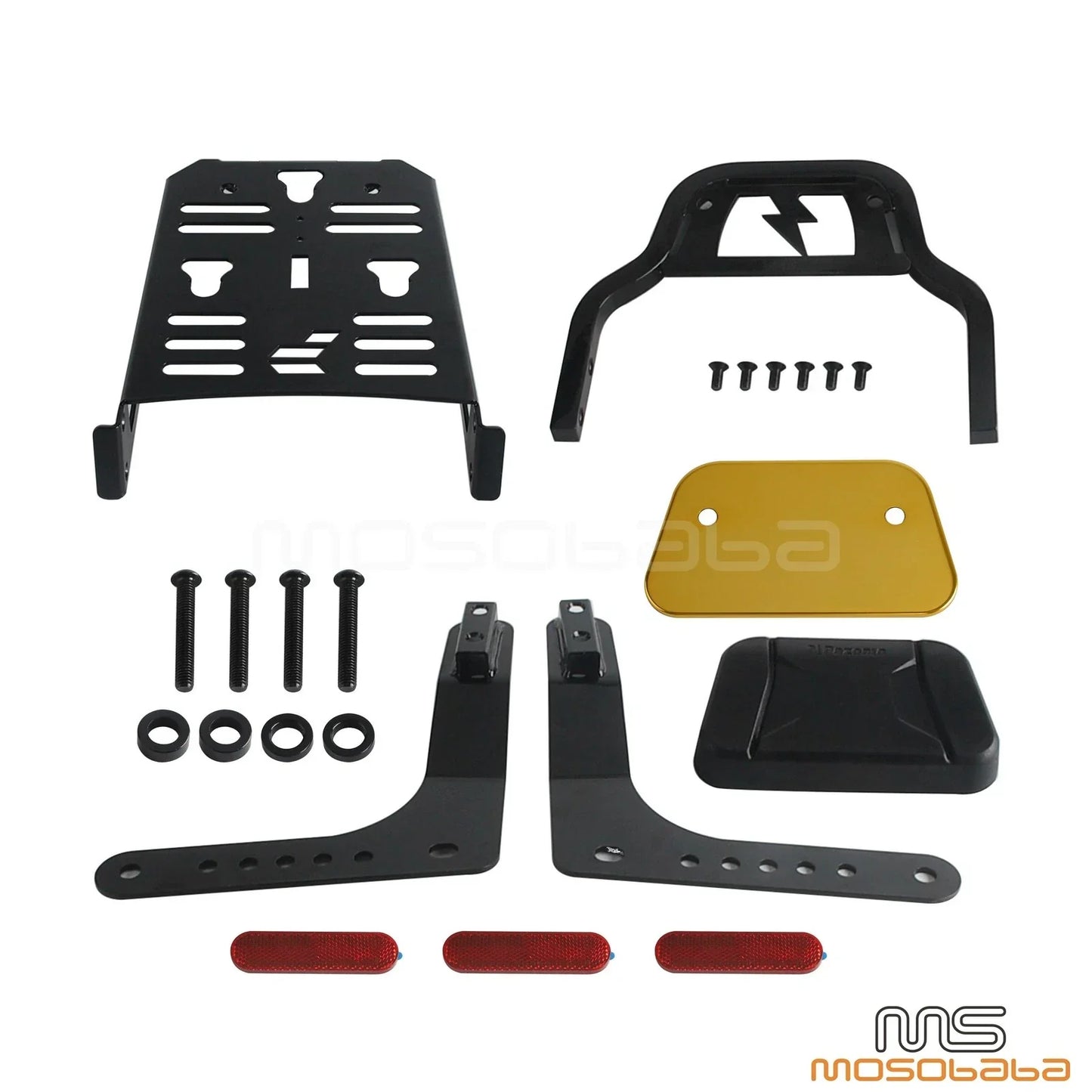 Short Sissy Bar Backrests for Harley Softail Low Rider FXLR (2018-2020)