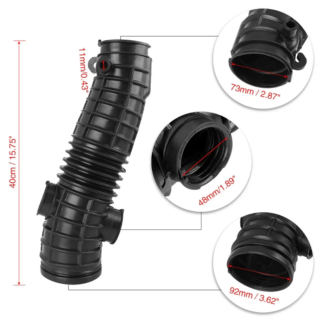 Air Intake Hose for Honda Pilot 2006-2008 2 x 3.5L V6 Engine