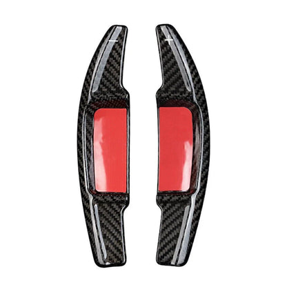 Black Carbon Fiber Steering Wheel Shift Paddle Pads for Benz E-Class (2021)