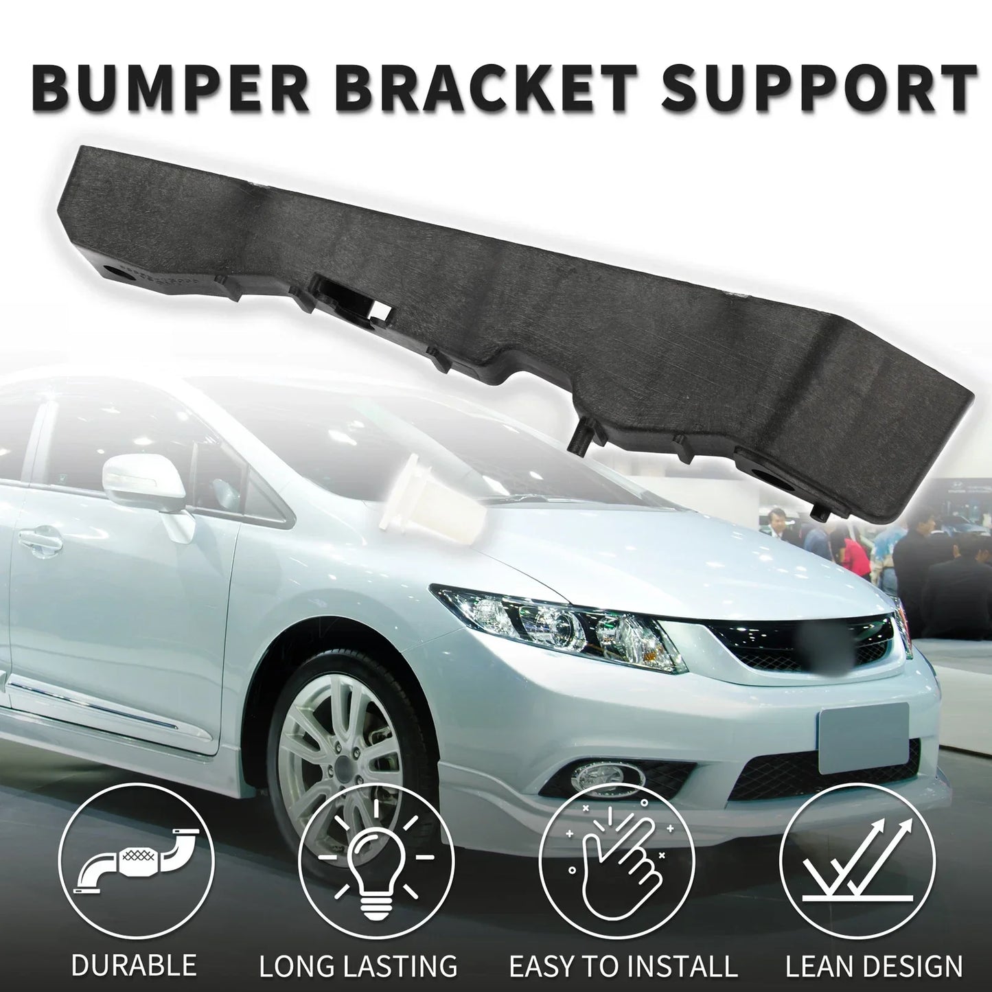 Left Front Bumper Retainer Bracket for Hyundai Accent (2006-2011)