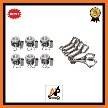 Engine Piston Connecting Rod Set Replacement for Land Rover Range Rover (2002–2012)