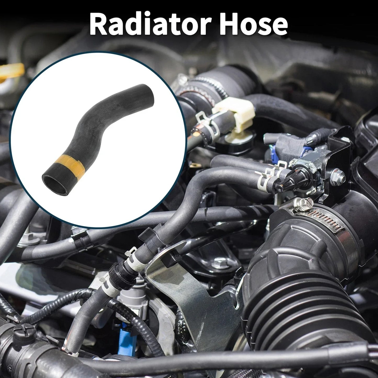 Radiator Hose for Lexus LS460 2007-2012 (2 x) Upper Pipe