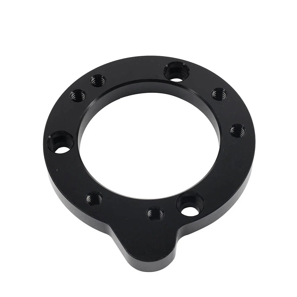 Black Air Filter Cleaner Adapter Plate for Harley CV & S&S Super E Carb