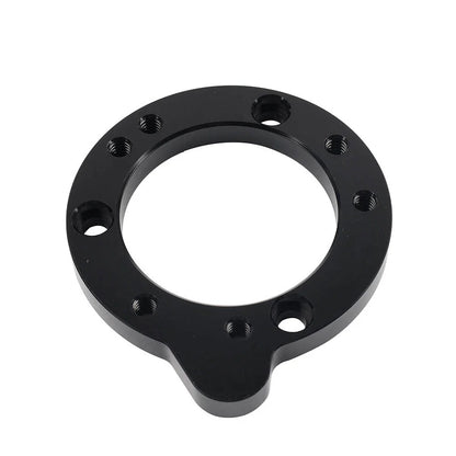 Black Air Filter Cleaner Adapter Plate for Harley CV & S&S Super E Carb