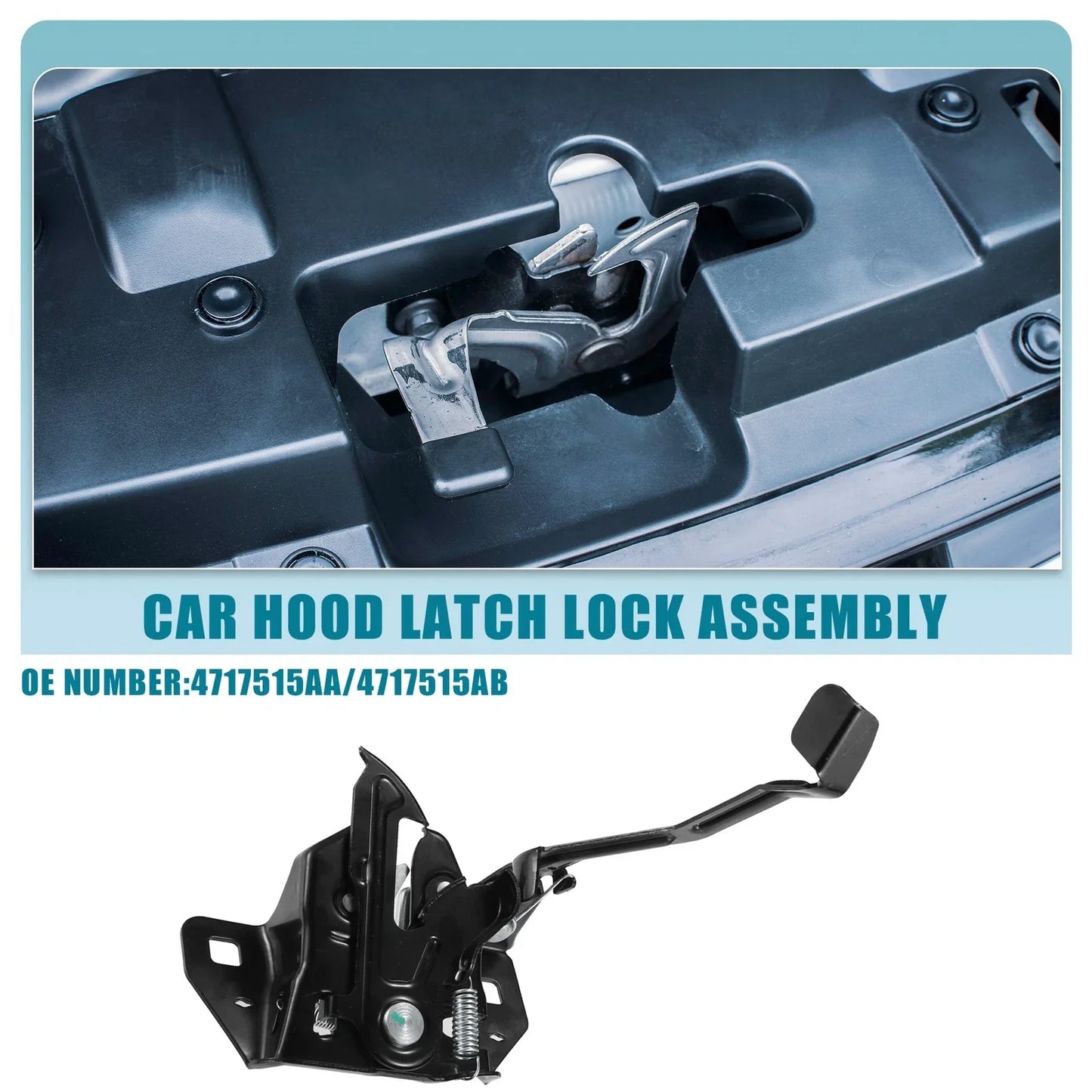 Hood Latch Lock Assembly for Dodge Grand Caravan (2001-2007)